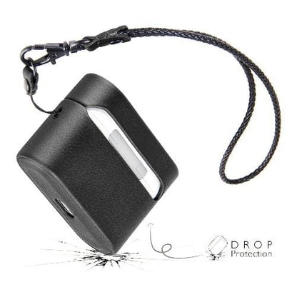 Retro Black Leather Case - Apple AirPods Pro (1st Generation)