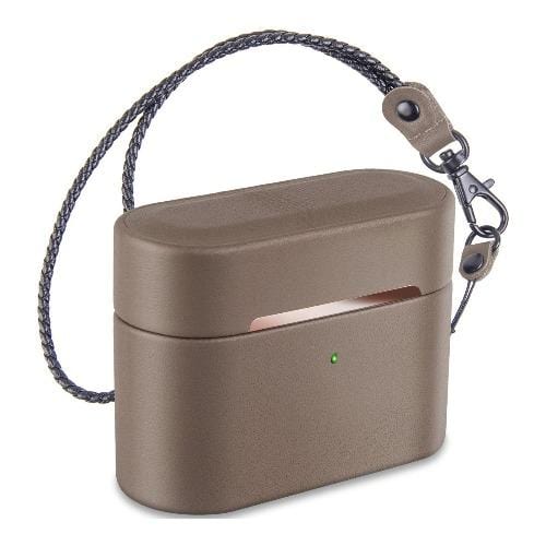 Retro Sky Gray Leather Case - Apple AirPods Pro (1st Generation)