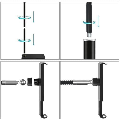 Gooseneck Floor Stand - Most Phones and Tablets from 4.7" up to 11"