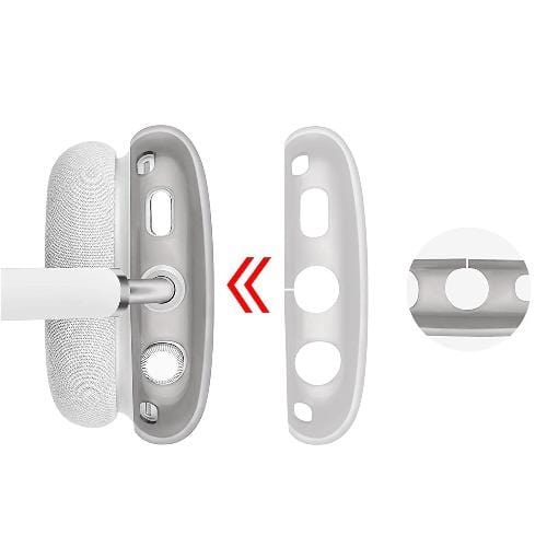 Hybrid-Flex Transparent Black Case - Apple AirPods Max