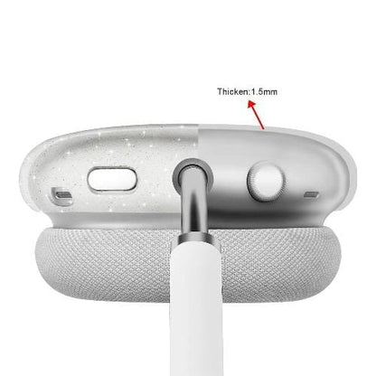 Hybrid-Flex Transparent Sparkle Case - Apple AirPods Max