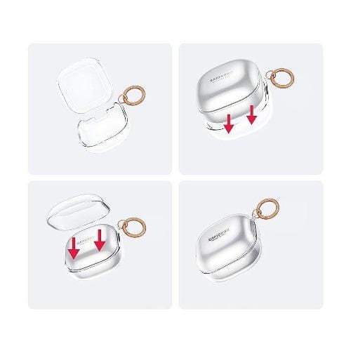 Hybrid Flex Shiny White Case - Samsung Galaxy Buds Live, Buds Pro, and Buds2 Pro