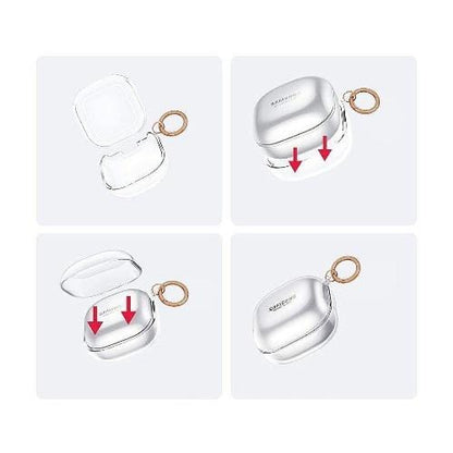 Hybrid Flex Shiny White Case - Samsung Galaxy Buds Live, Buds Pro, and Buds2 Pro