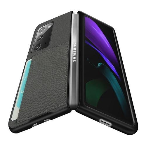 Leather Series Case for Samsung Galaxy Z Fold2 5G (Fold 2 - Gray