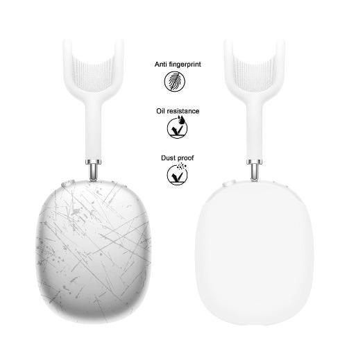 White Liquid Silicone Cover Case - Apple AirPods Max
