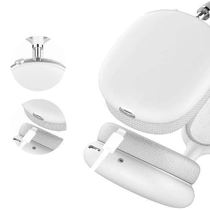 White Liquid Silicone Cover Case - Apple AirPods Max