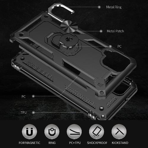 Military Kickstand Case - Samsung Galaxy A12 (2021)