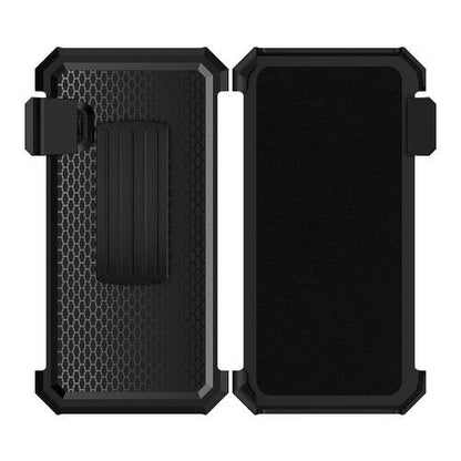 Raider Series Black Kickstand Case with Belt Clip - iPhone 12 and iPhone 12 Pro
