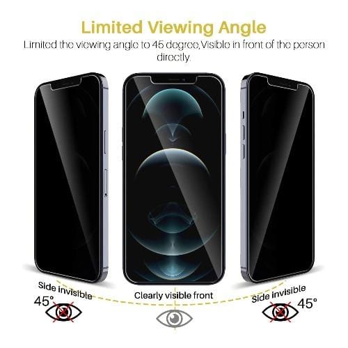 ZeroDamage Privacy Screen Protector (2-Pack) - iPhone 12