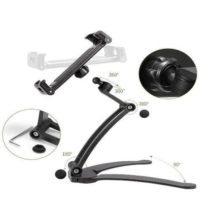 Gooseneck Stand - Most Phones and Tablets - Black