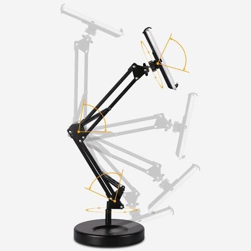 Gooseneck Stand - Most Phones and Tablets from 4.7" to 11"