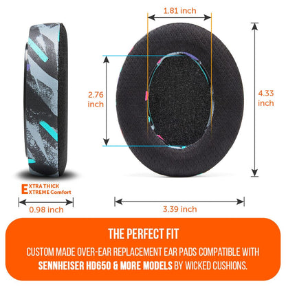Sennheiser HD6XX & HD600 Gel Earpads - WC FreeZe HD