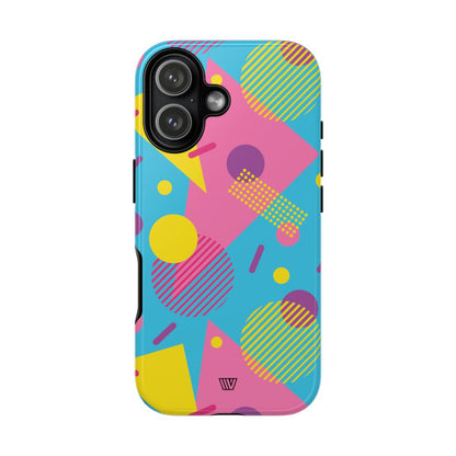 80s / 90s RETRO PATTERN LIGHT BLUE | Tough Phone Case