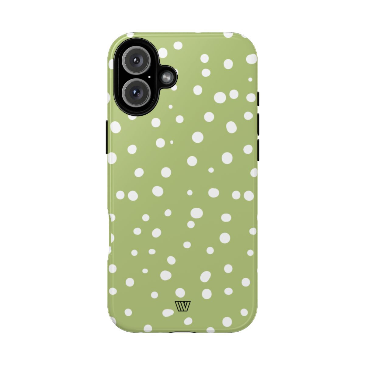 PALE OLIVE DOTS | Tough Phone Case