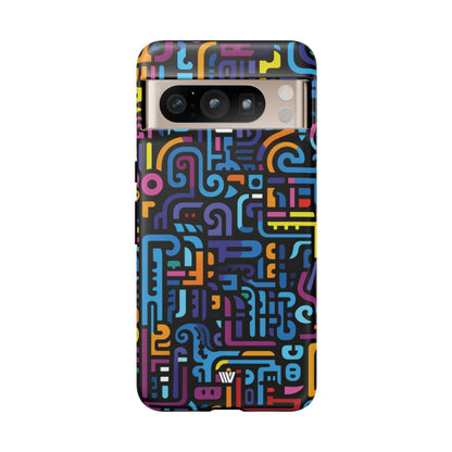 NEON GLYPHS | Tough Phone Case