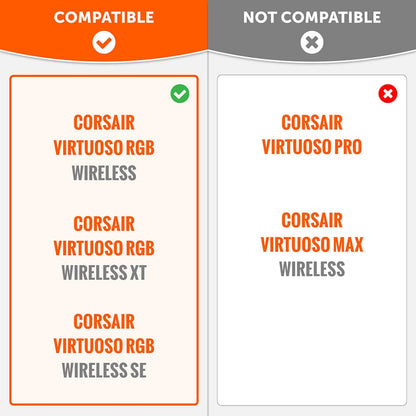 Upgraded Corsair Virtuoso Ear pads
