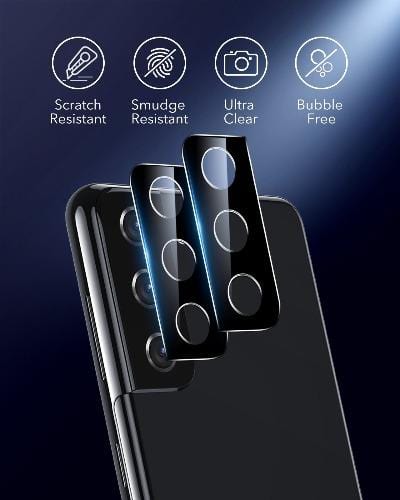 ZeroDamage FlexiGlass Camera Lens Protector (2-Pack) - Samsung Galaxy S21 Plus 5G (2021)