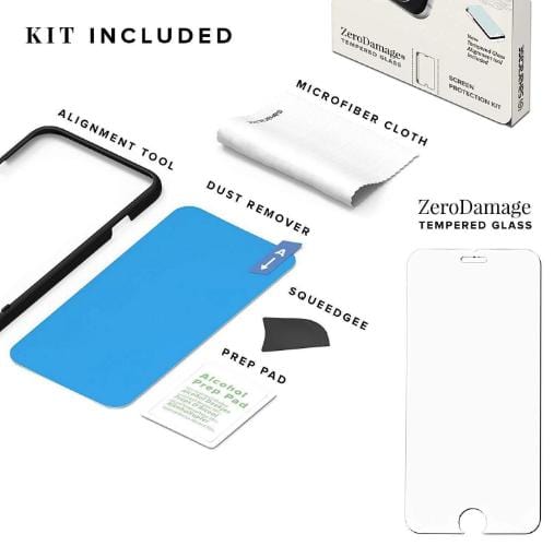ZeroDamage Clear Tempered Glass Screen Protector - iPhone 11 Pro/XS/X